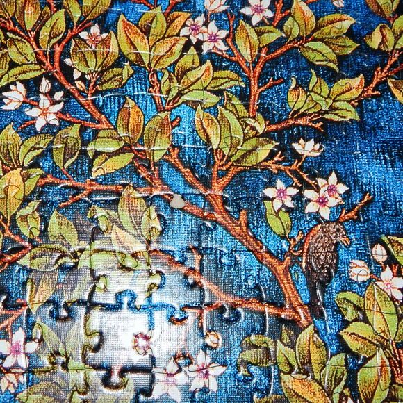 Eurographics Tree of Life by William Morris 1000 Piece Jigsaw Puzzle Complete - Picture 3 of 11